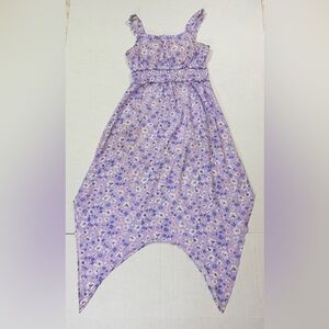 No Boundaries Lavender Floral Midi Dress